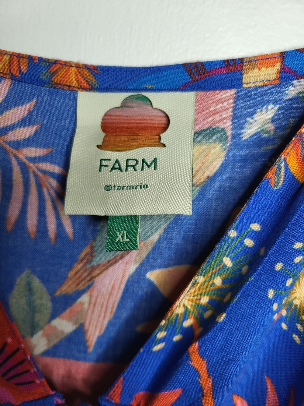 FARM Rio Macaw Party Cover Up Macaw Party Blue - Picture 3 of 12